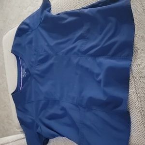 Purple label healing hands scrub top